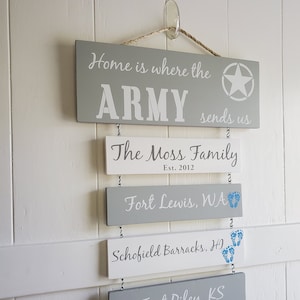 Home is where the Navy/Army/Coast Guard/Air Force/Army/Foreign Services/Marines  Pick your COLOR, Patriotic Wall Décor