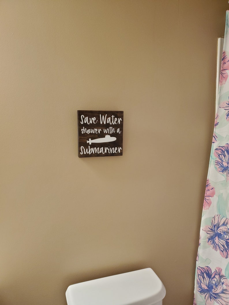 Save Water Shower With a Submariner Etsy