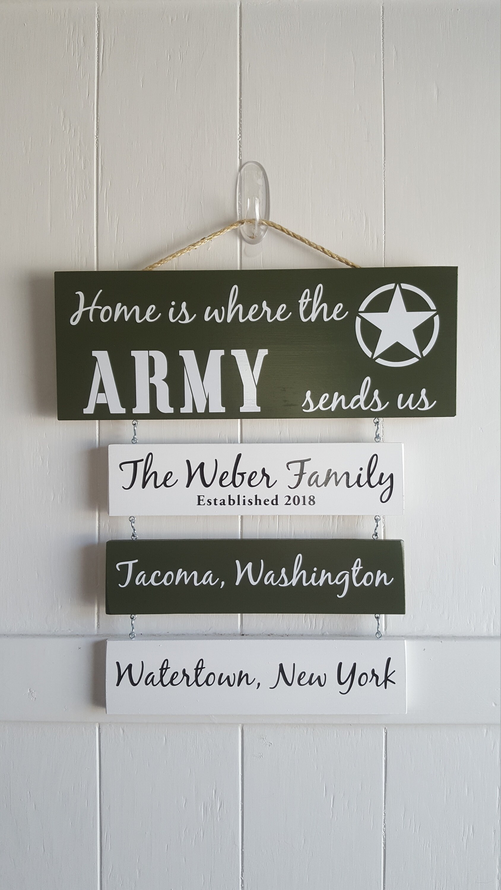 Home is Where the Army Sends Us Army Pride Patriotic Wall Etsy