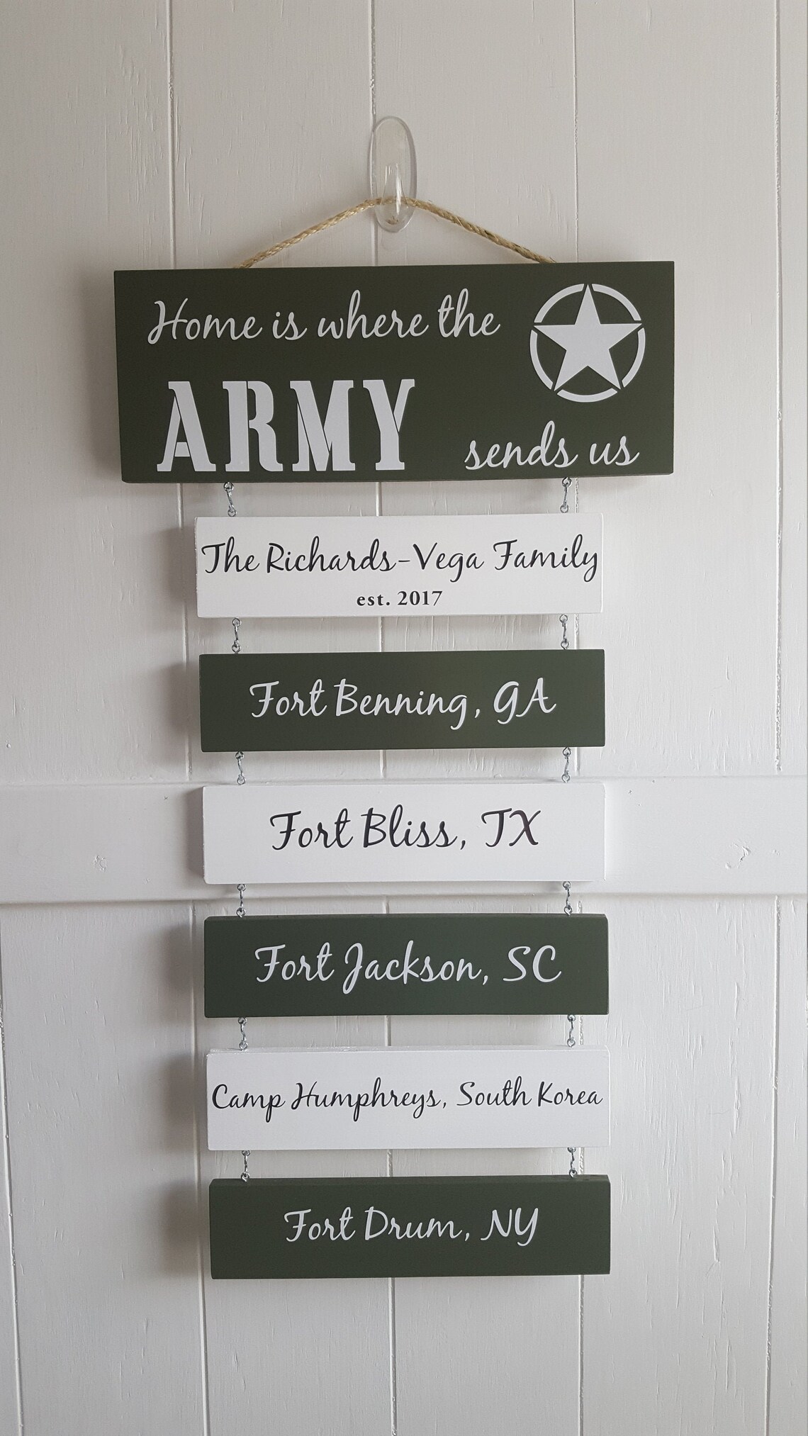 Home is Where the Army Sends Us Army Pride Patriotic Wall Etsy