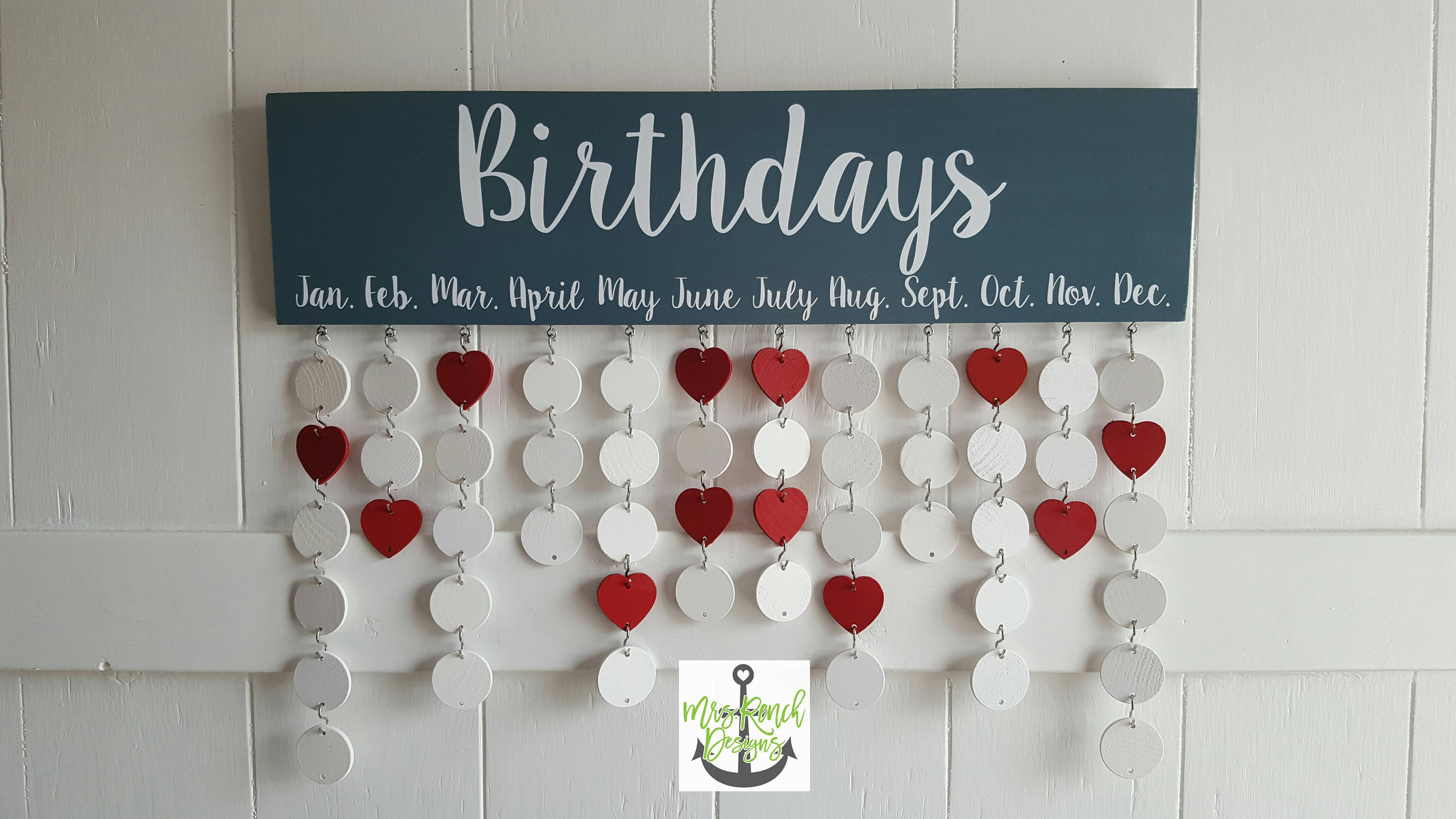 Celebrations Board Birthday Calendar Family Celebration Etsy