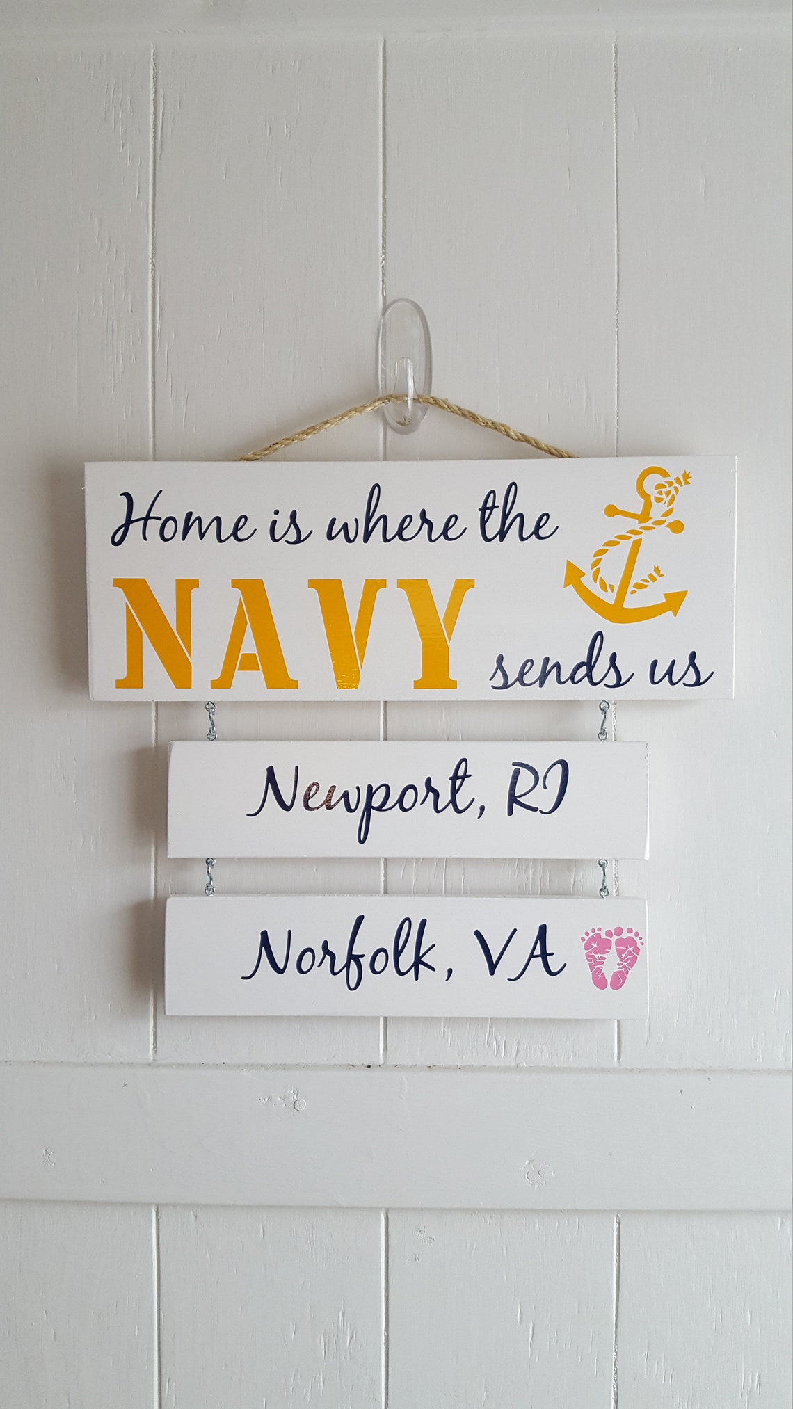 Home is Where the Navy Sends Us Navy Sign Patriotic Wall Etsy