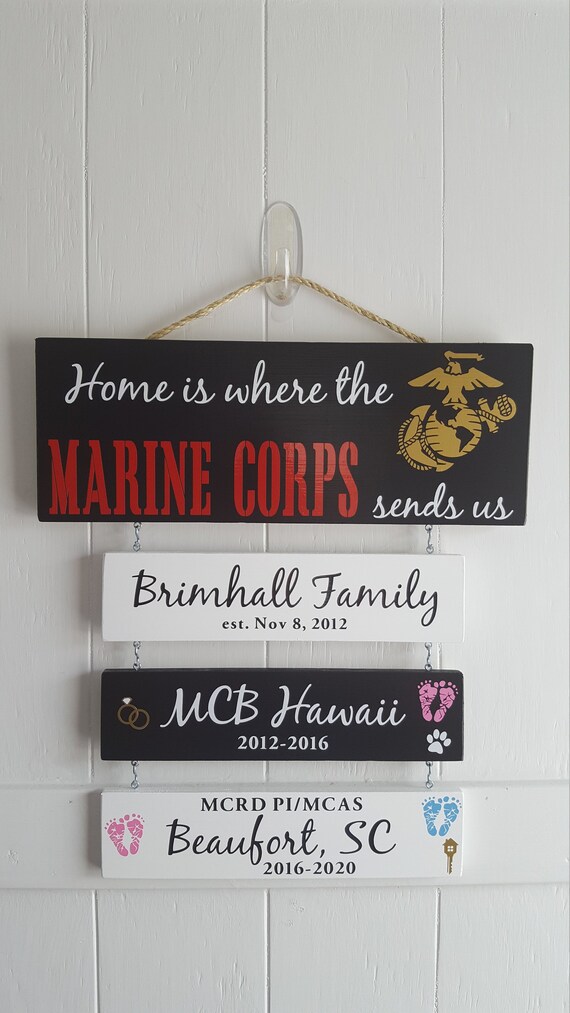 Home Is Where The Marine Corps Sends Us Patriotic Décor - Usmc Home Decor Home Is Where The Marine Corps Sends Us Patriotic Décor - Usmc Home Decor