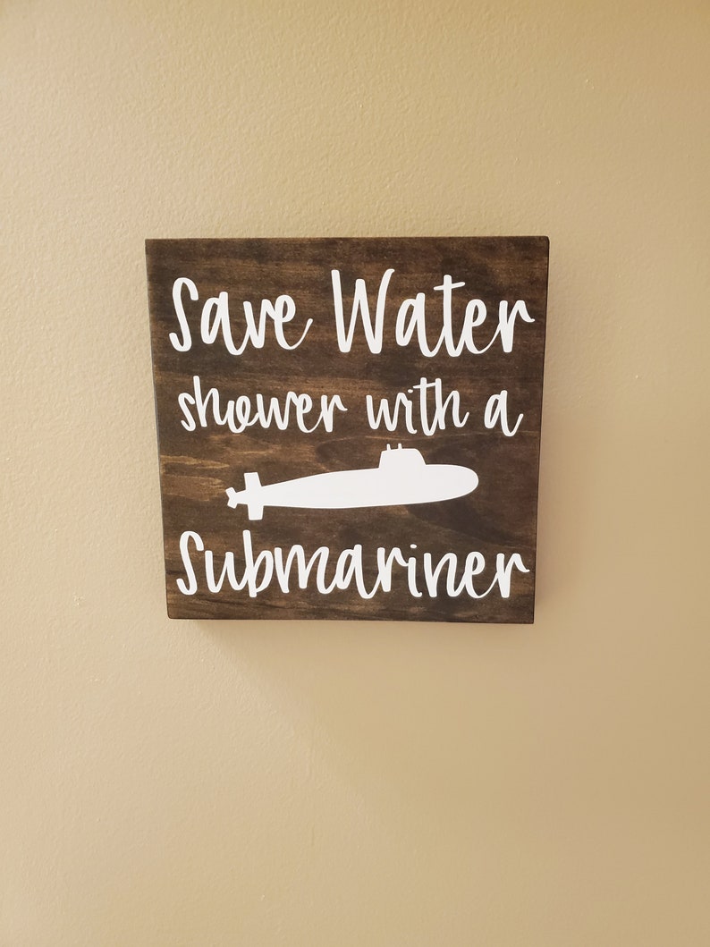 Save Water Shower With a Submariner Etsy