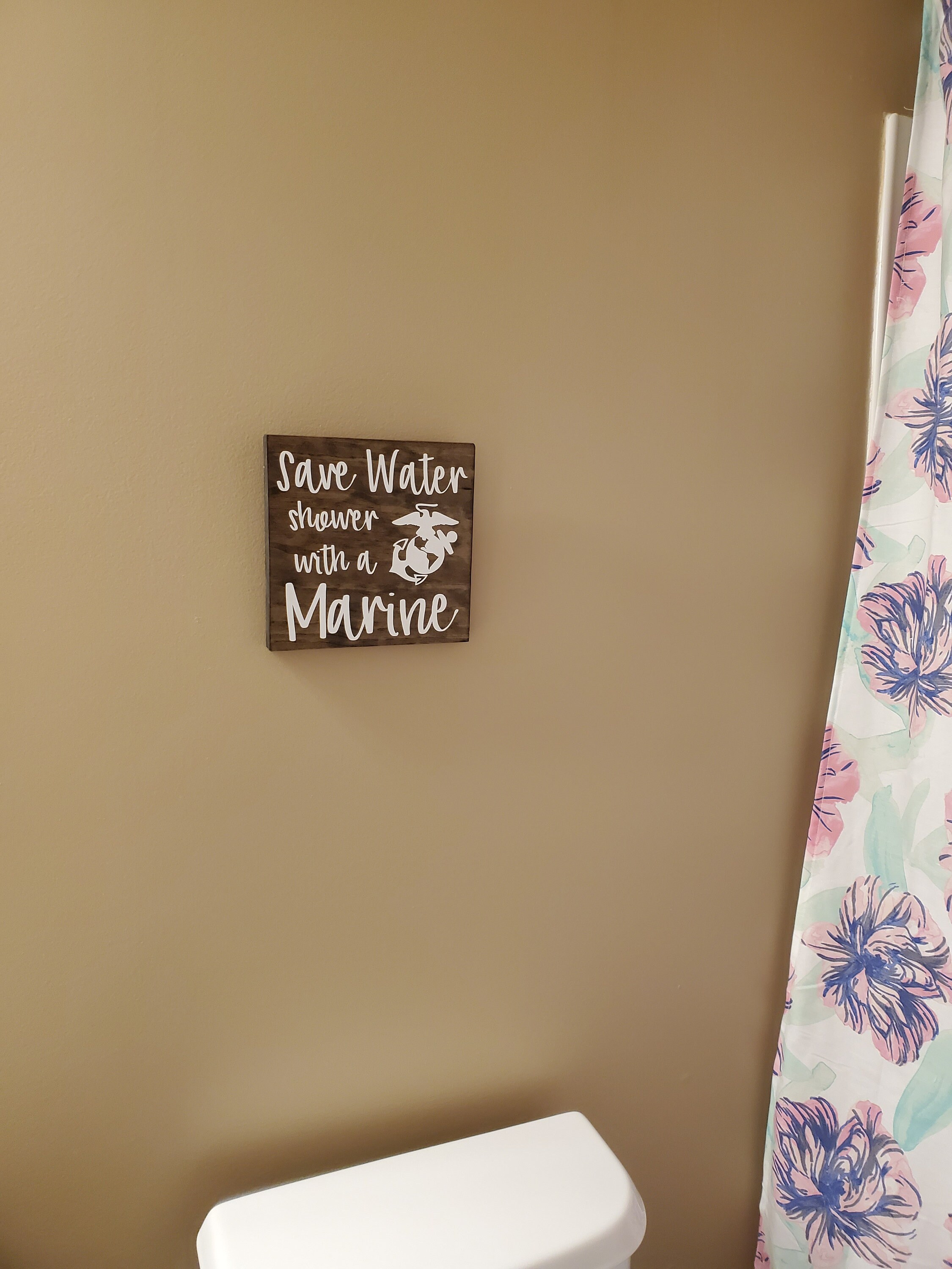 Marine Corps Bathroom Sign: Save Water, Military Humor Decor - Etsy
