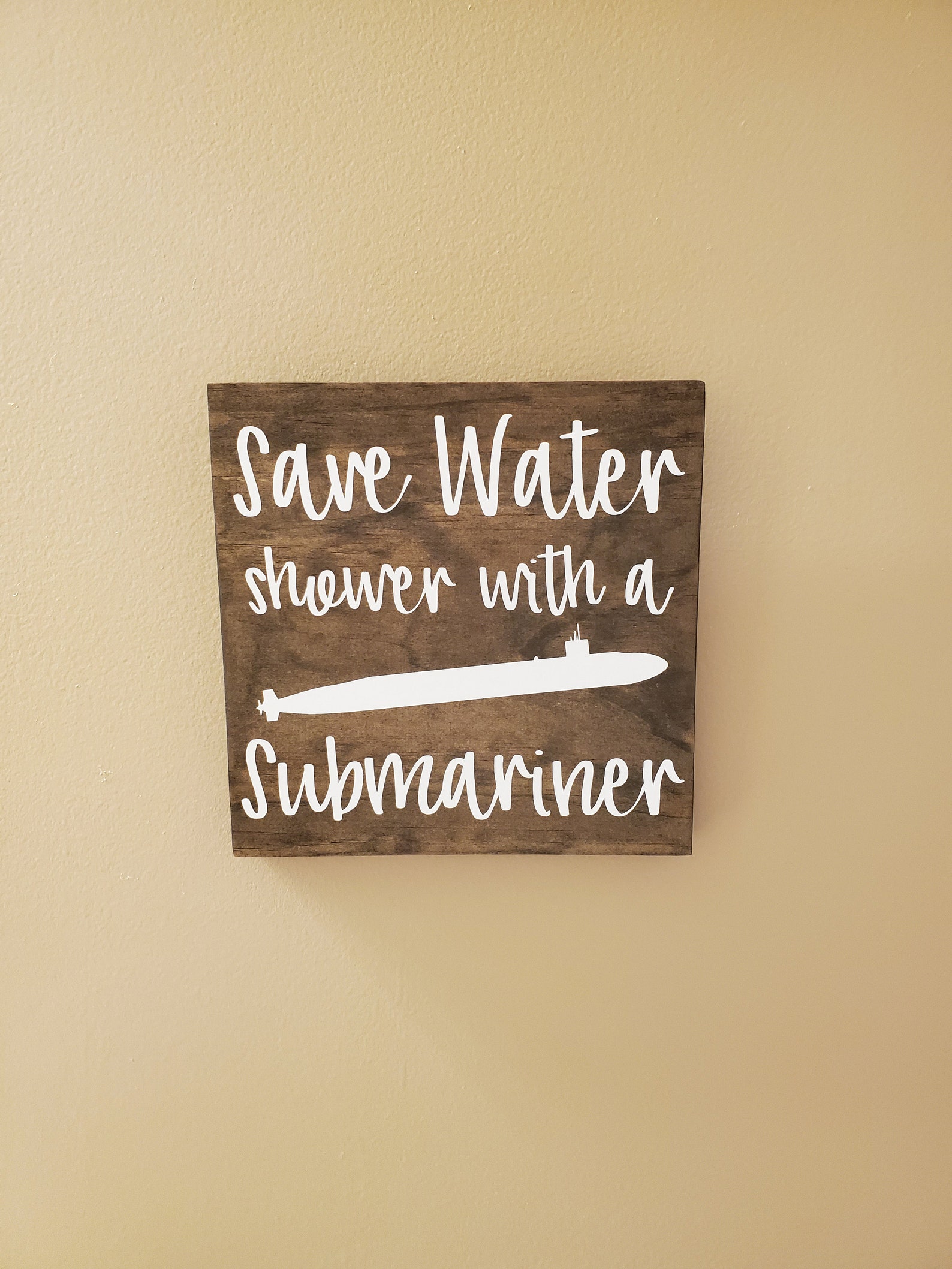 Save Water Shower With a Submariner Navy Humor Submarine Etsy
