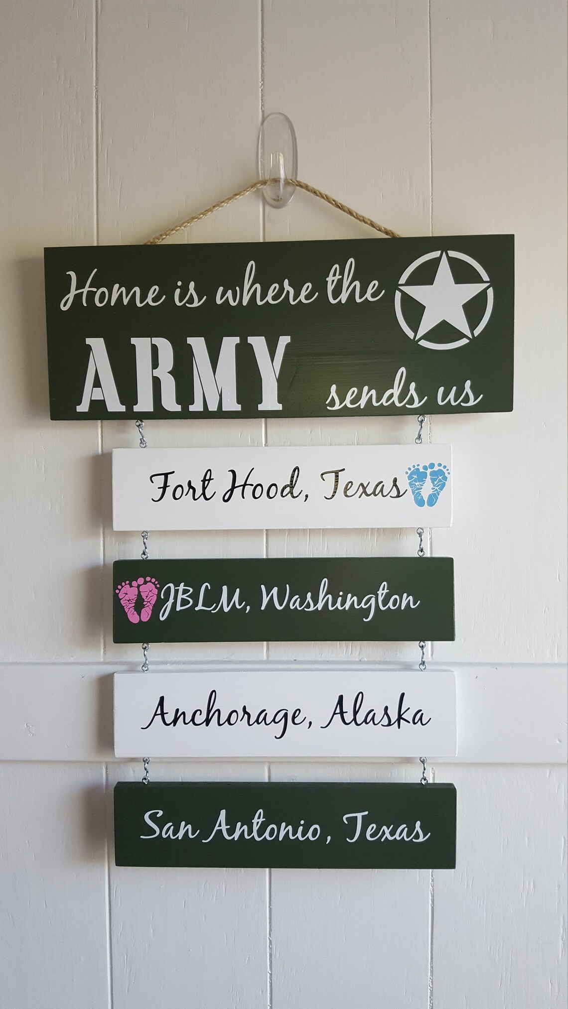 Home is Where the Army Sends Us Army Pride Patriotic Wall Etsy