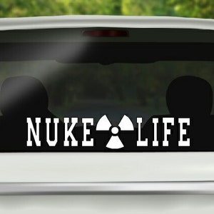 Nuke Life, Navy Nukes, Submarines, Submariner, Decal, Sticker