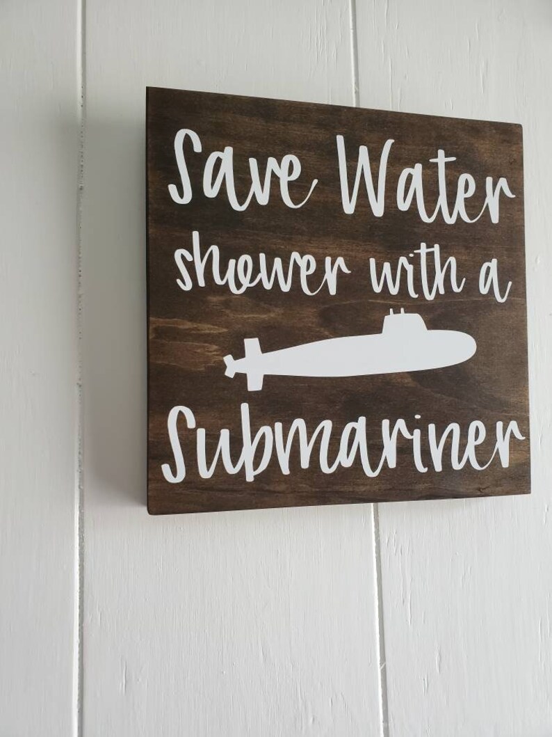 Save Water Shower With a Submariner Etsy