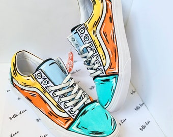 hand painted vans shoes