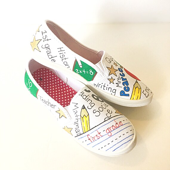 teacher canvas shoes