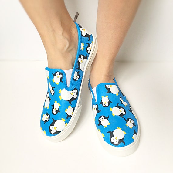 penguin canvas shoes