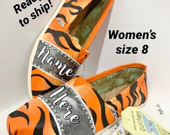 Armsttm Women Skate Shoes tiger print painting Classic Suede Sneaker Armsttm Women Skate Shoes tiger print painting Classic Suede Sneaker