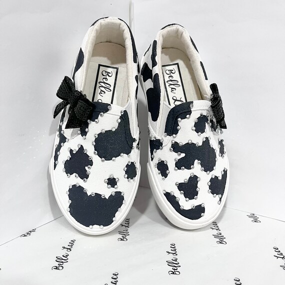 Cowprint Shoes Cowgirl Shoes Farm Party 