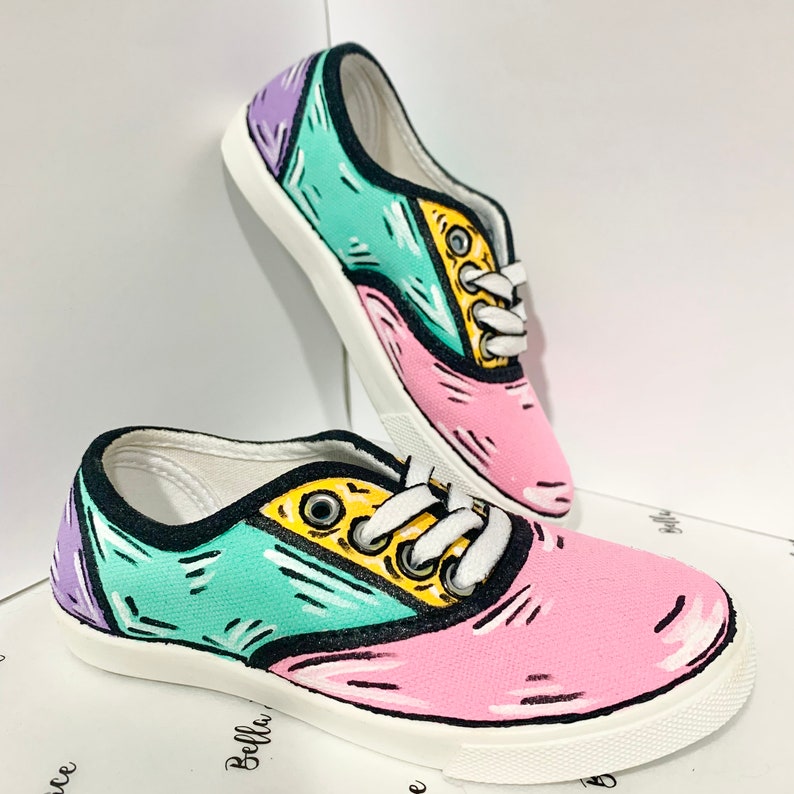 Cartoon Theme Shoes Comic Style Party Kids Shoes Girls - Etsy