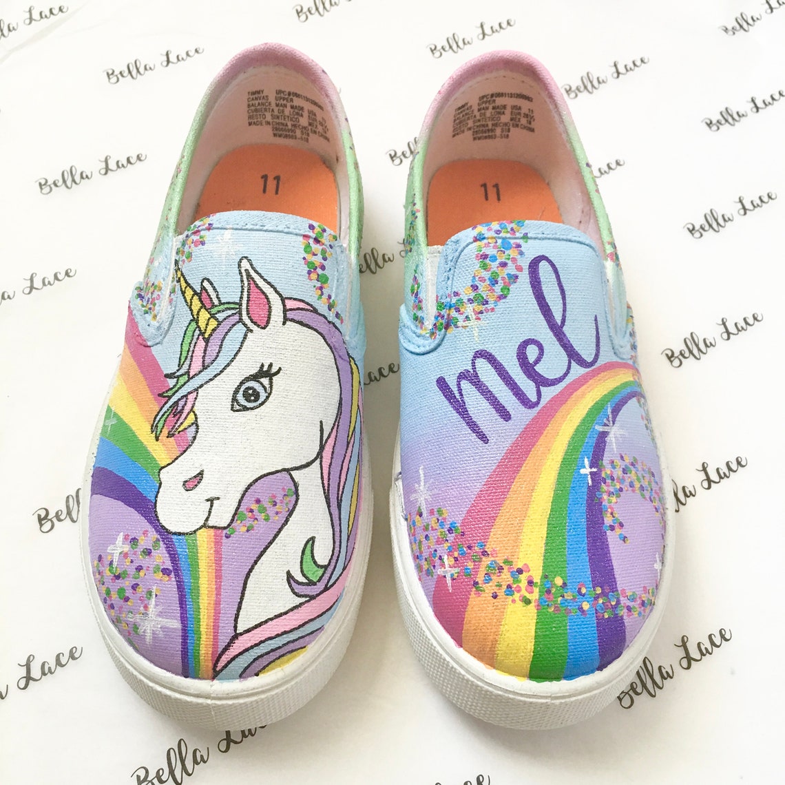 Unicorn shoes unicorn gift unicorn birthday party | Etsy