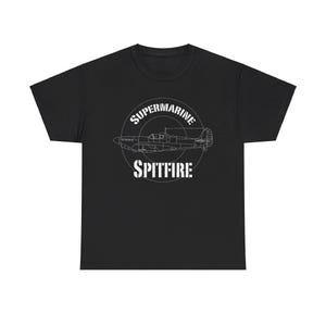 Spitfire T-shirt, Supermarine  T-shirt,  Fighter Plane T-shirt, Battle of Britain t-shirt, Airplane T-Shirt
