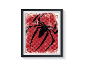 spiderman symbol etsy
