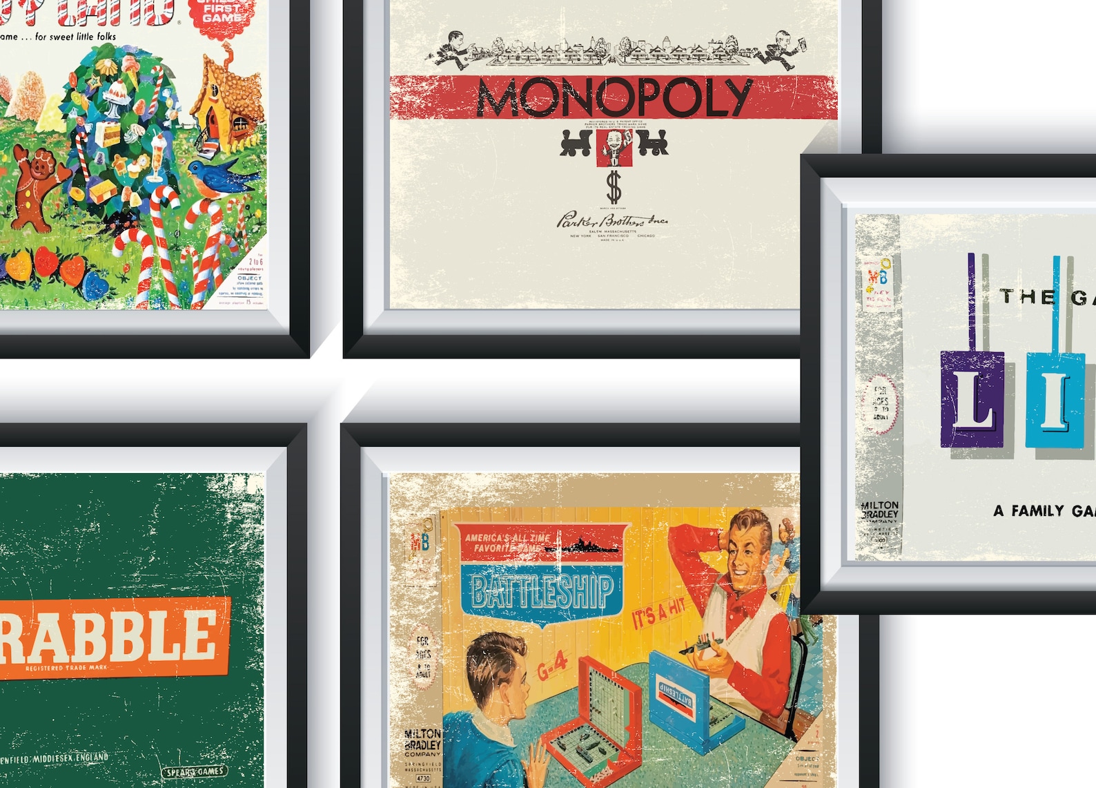 Vintage Board Game Box Art Prints UNFRAMED Qty 10 Playroom Etsy