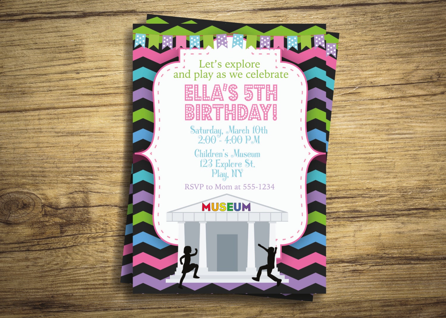 Museum Birthday Party Invitation Children's Museum, Discovery Museum ...