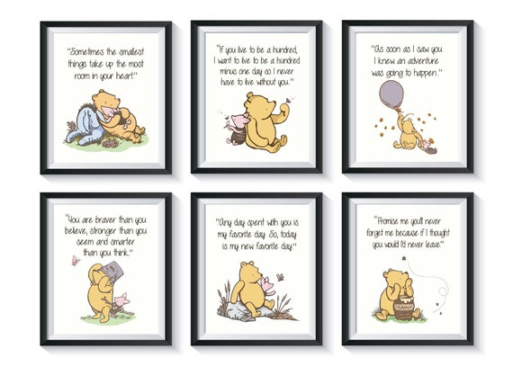 Winnie the pooh store quotes nursery