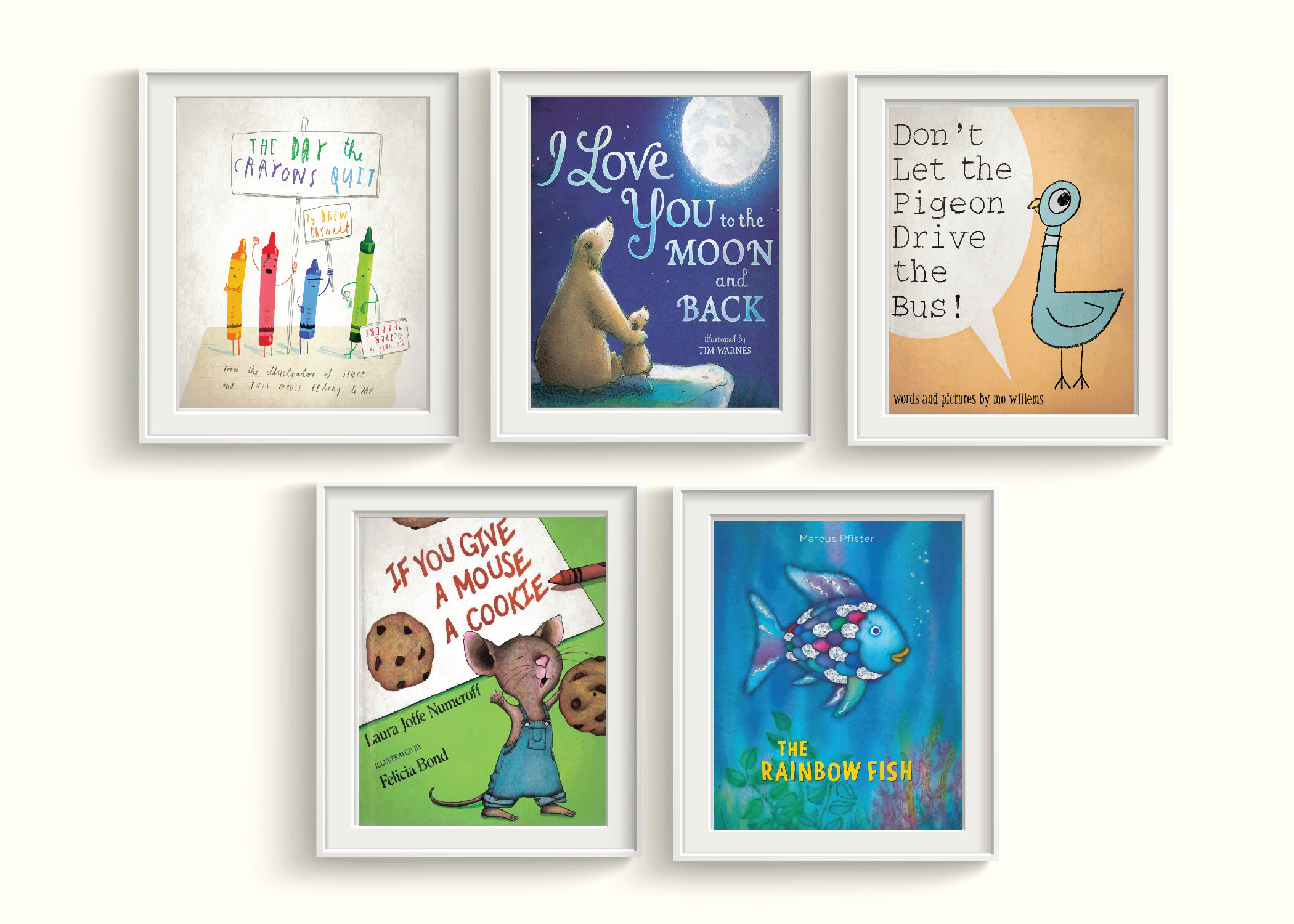 Classic Storybooks Nursery Art Prints UNFRAMED Qty 4 Baby Girl - Etsy