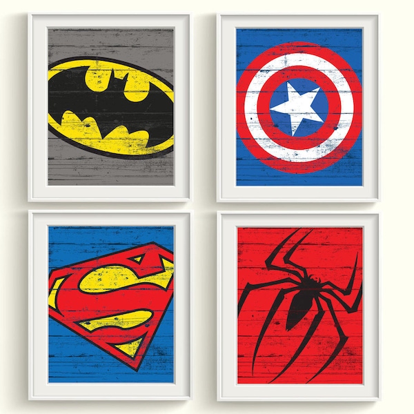 Superhero Room Decor - Etsy
