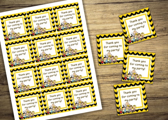 Peanuts | Valentine's Day | Charlie Brown & Snoopy Gift Tags | Zazzle