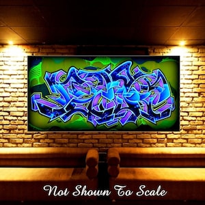 Graffiti, Graffiti Art, Graffiti Art On Canvas, Graffiti on Canvas, Street Art, Graffiti Wall Art, Original Graffiti Print