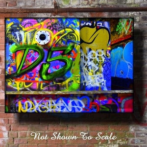 Graffiti Street Art, Graffiti Art On Canvas, Graffiti Art, Graffiti Canvas, Street Art, Graffiti Wall Art, Abstract Art, Canvas Wall Art