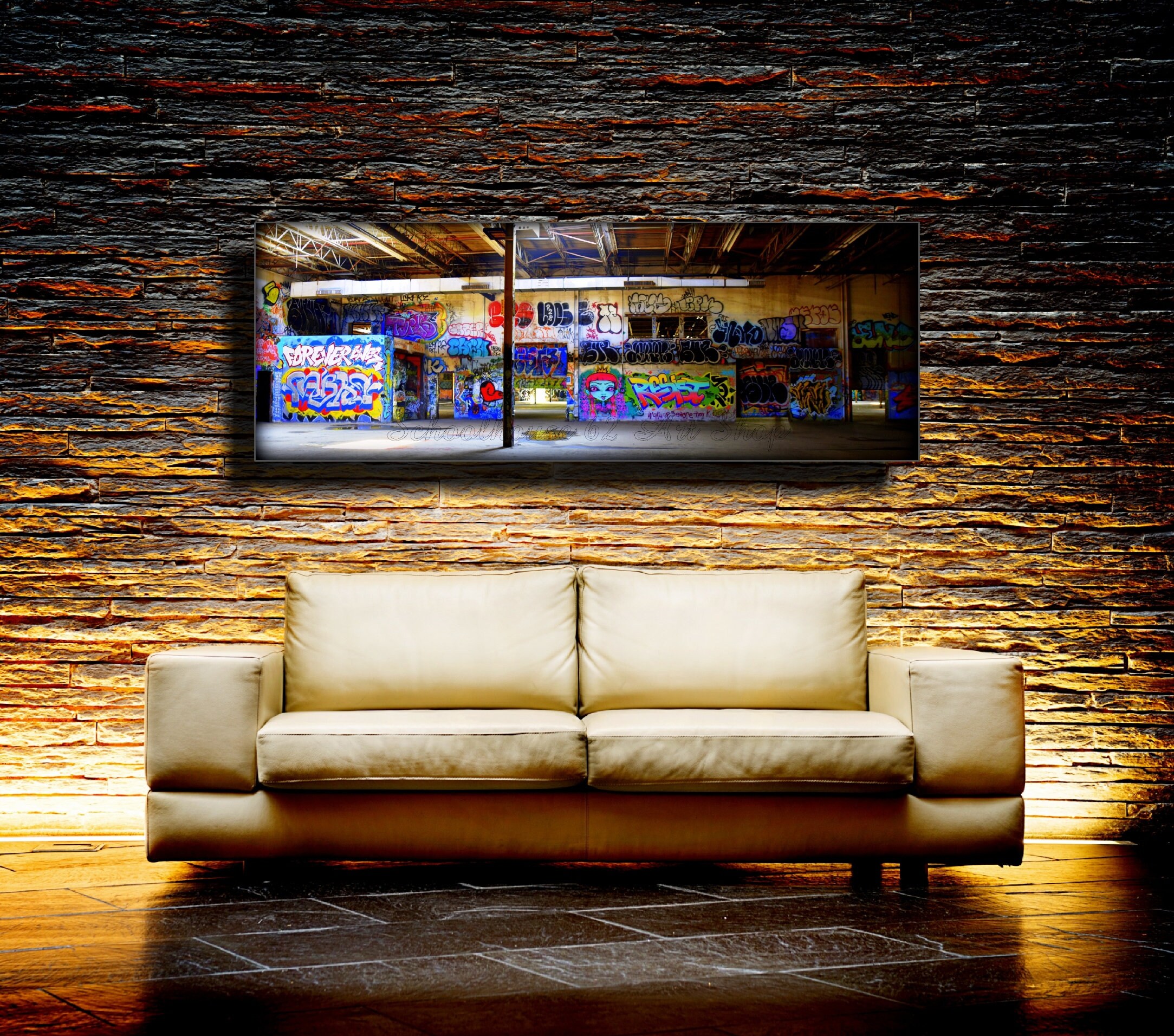 Large Graffiti Art Graffiti Art Canvas Graffiti on Canvas Etsy