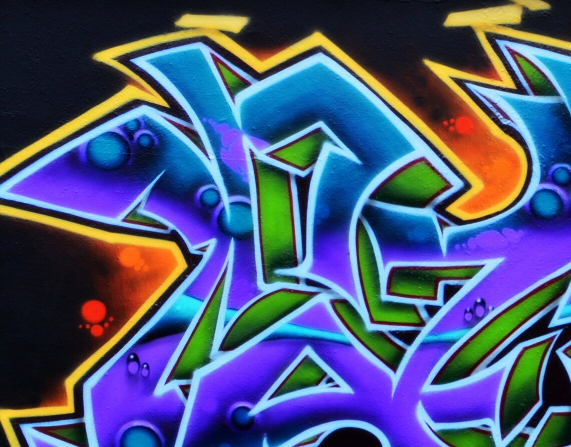 Graffiti Art For Sale Graffiti Art Pieces Large Graffiti Etsy