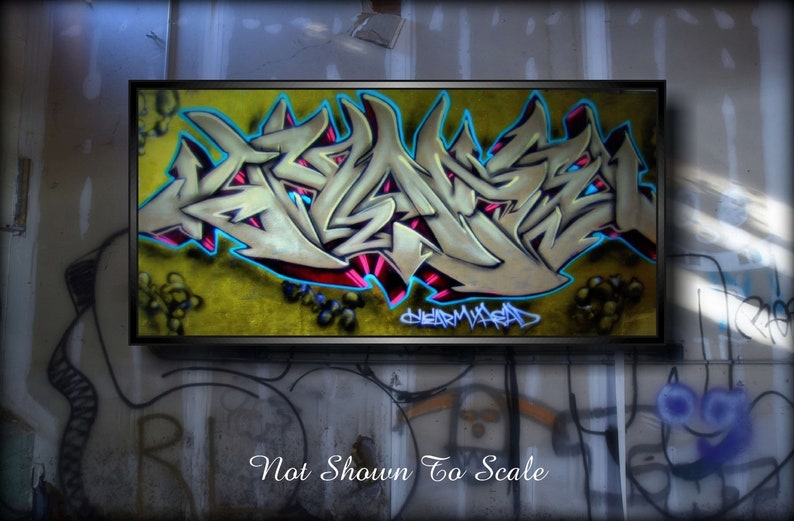 Graffiti on Canvas Graffiti Art Canvas Graffiti Art Etsy