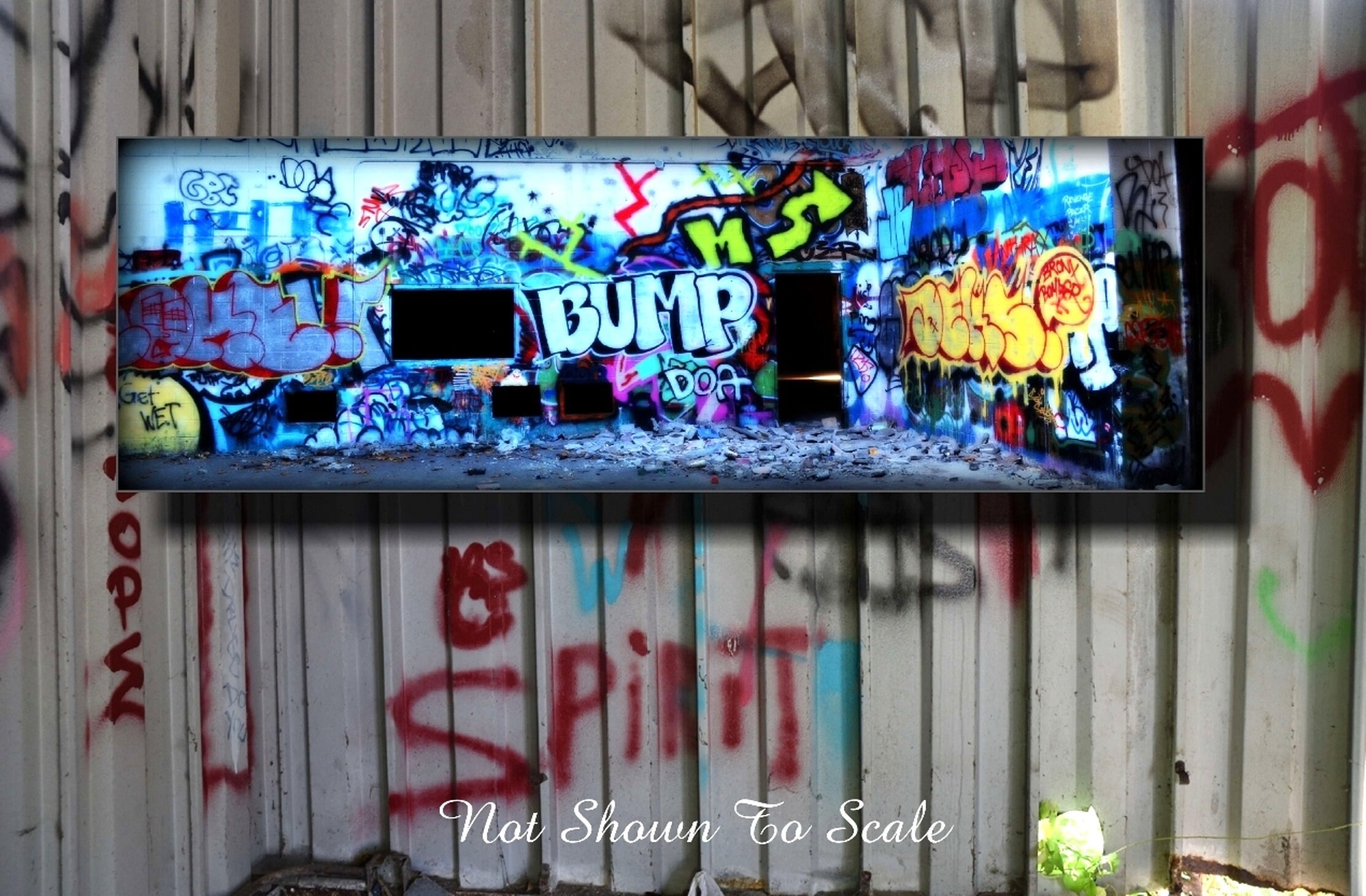 Giclée Prints Graffiti on Canvas Graffiti Art Canvas Urban Art Graffiti