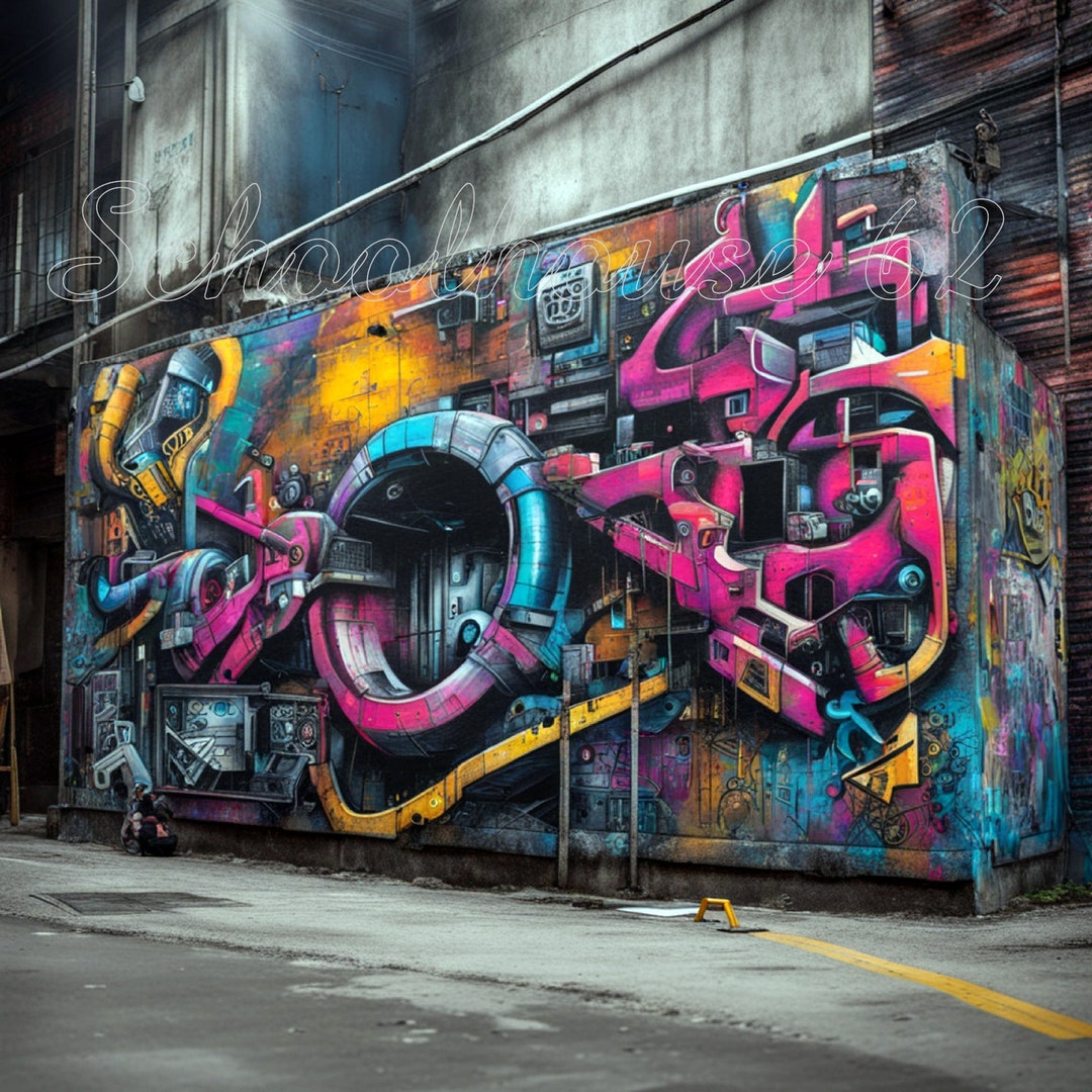 3D Graffiti Art, Graffiti, Graffiti Art, Graffiti Art Canvas, Graffiti