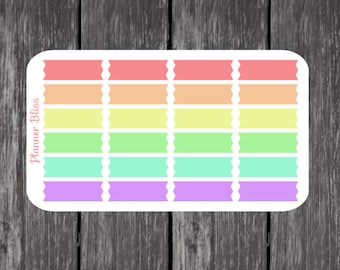 Banner Planner Stickers - Erin Condren, Kikki K, Filofax, Plum Paper