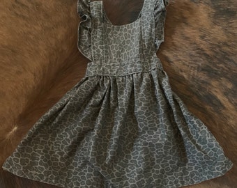 Cheetah Girls Pinafore Dress | Handmade | Toddler Dress