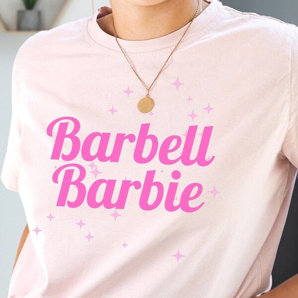 Barbell Barbie Shirt Etsy