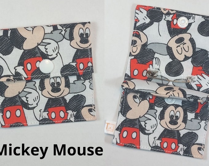 Tubie Pockets® Mickey Mouse Design NG and NJ Tube Moveable Storage Pocket