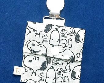 Tubie Pockets® Clips! Snoopy NG and NJ Tube Moveable Storage Pocket