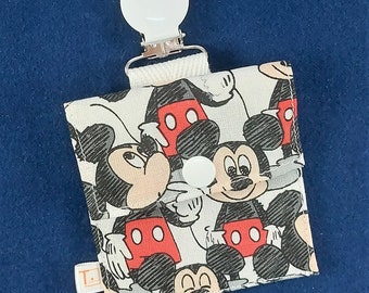 Tubie Pockets® Clips! Mickey Mouse NG and NJ Tube Moveable Storage Pocket