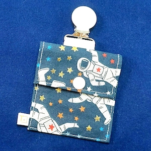 Tubie Pockets® Clips! Astronauts NG and NJ Tube Moveable Storage Pocket