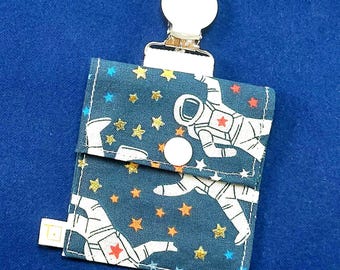 Tubie Pockets® Clips! Astronauts NG and NJ Tube Moveable Storage Pocket