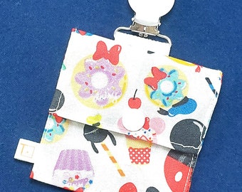 Tubie Pockets® Clips! Mickey Desserts NG and NJ Tube Moveable Storage Pocket