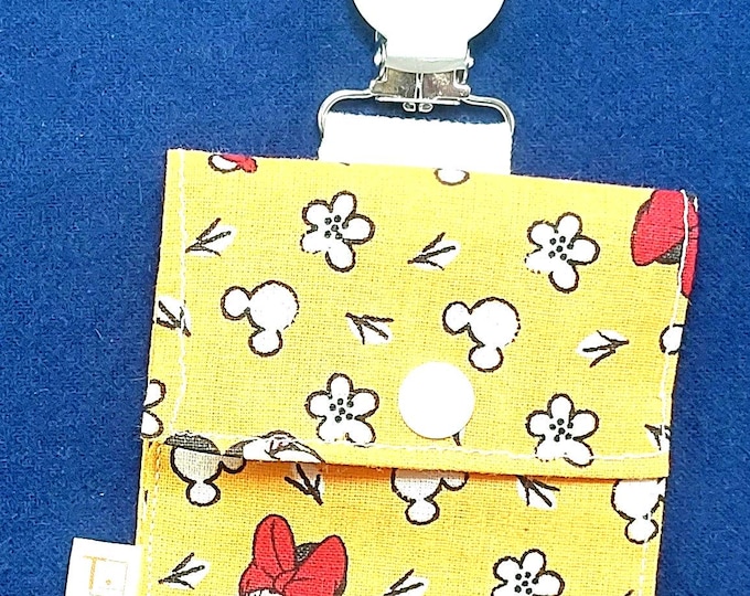 Tubie Pockets® Clips! Minnie Mouse NG and NJ Tube Moveable Storage Pocket