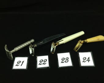 Selection of Vintage Razors- Gillette Tech, Schick Dial Injector