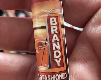 Brandy Old Fashioned Sweet Lip Balm | 3 pack | .15oz tube | Wisconsin