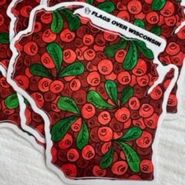 Wisconsin Cranberries Vinyl Sticker