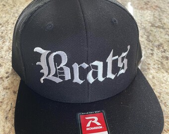 Brats Old English Snapback Hat | Funny music hat | trucker meshback gangster gift