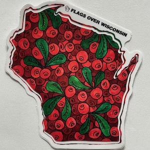 Wisconsin Cranberries Vinyl Sticker